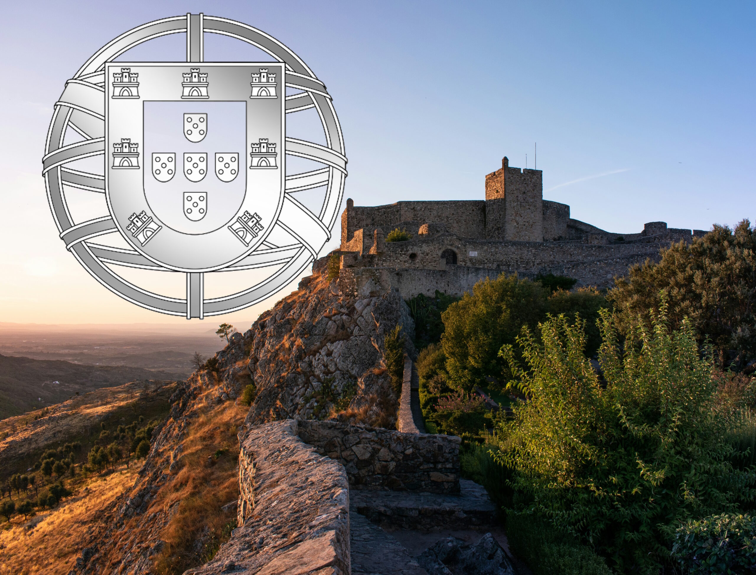 Castelo de Marvão, Marvão, Portugal
Photo: Rach Sam (https://unsplash.com/photos/a-castle-sitting-on-top-of-a-hill-next-to-a-forest-lMqFQ4mBI7s)